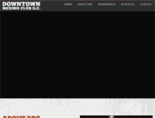 Tablet Screenshot of downtownboxing.com